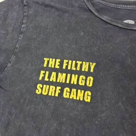 Duvin Design Filthy Flamingo‎ Surf Gang Graphic Tshirt Mens Size Large - Picture 3 of 9